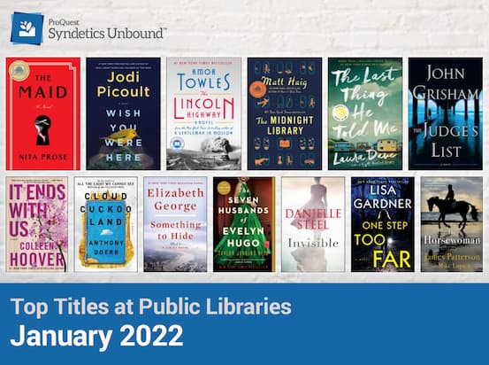 Top Titles at Public Libraries - January 2022