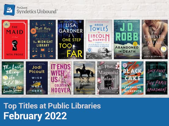 Top Titles at Public Libraries - February 2022