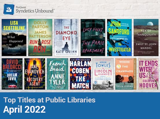 Top Titles at Public Libraries - April 2022