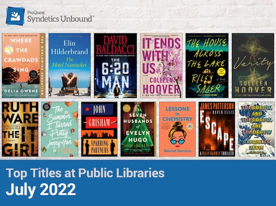 Top Titles at Public Libraries - July 2022