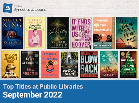 Top Titles at Public Libraries - September 2022
