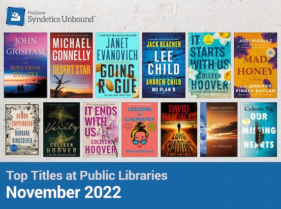 Top Titles at Public Libraries - November 2022
