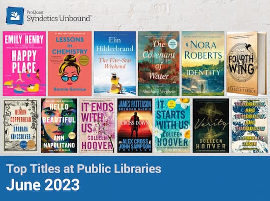 Top Titles at Public Libraries - June 2023