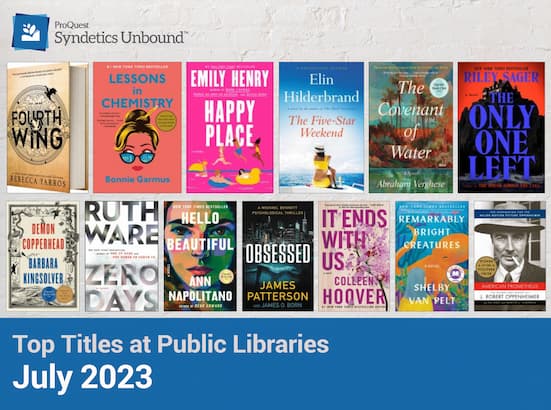 Top Titles at Public Libraries - July 2023