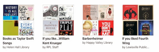Spotlight on Librarian Recommends: Lists - Part II