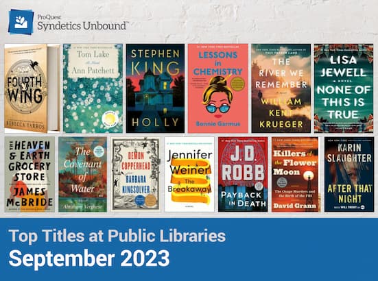 Top Titles at Public Libraries - September 2023