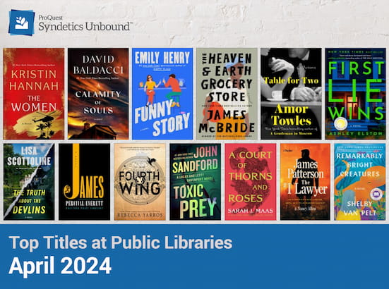 Top Titles at Public Libraries - April 2024