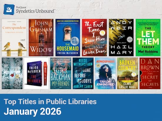 Top Titles at Public Libraries - January 2026