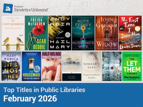 Top Titles at Public Libraries - February 2026