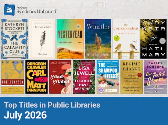 Top Titles at Public Libraries - July 2026